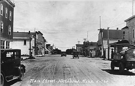 Main Street, Northome Minnesota, 1920
