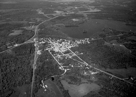 Aerial view, Northome Minnesota, 1984