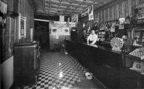 Iver Westling and tavern in Northome Minnesota, 1943