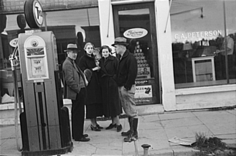 Street Scene, Northome Minnesota, 1937