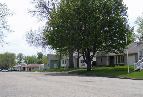 Street scene, Northrop Minnesota, 2014