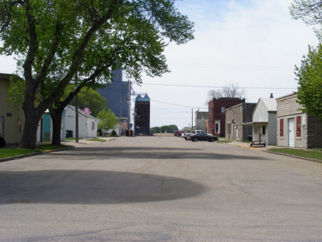 Street scene, Northrop Minnesota, 2014