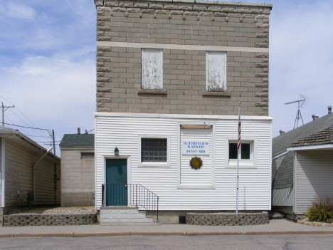 Schwieger Kahler American Legion Post, Northrop Minnesota, 2014