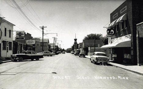 Street Scene, Norwood Minnesota, 1950's