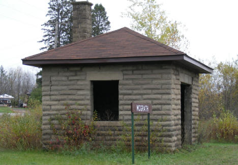 Old Soo Line Railroad building along the Soo Line Trail in McGrath Minnesota, 2007