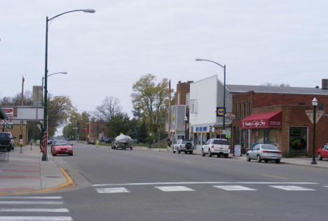 Street view, 2nd Street NW from Minnesota Avenue, Aitkin Minnesota, 2007