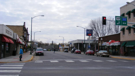 Street view, Minnesota Avenue looking south from 2nd Street, Aitkin Minnesota, 2007