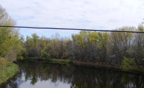 Mississippi River from the bridge in Aitkin Minnesota, 2007