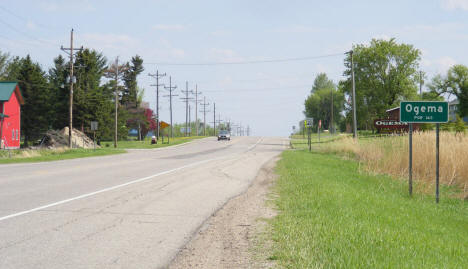 Entering Ogema Minnesota, 2008