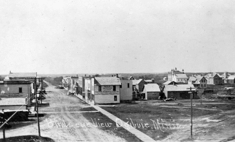 Birds eye view, Ogilvie Minnesota, 1908