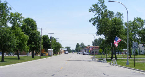 Street scene, Oklee Minnesota, 2008