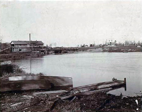 Sawmill and general store building of Cundy and McClure, Onamia Minnesota, 1900