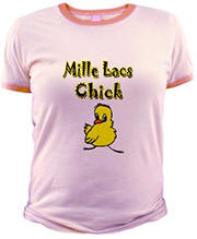 Mille Lacs Chick Jr. Ringer T-Shirt