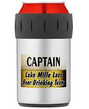 Lake Mille Lacs Beer Drinking Team Aluminum Can Cooler