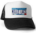 Mille Lacs License Plate Trucker Hat