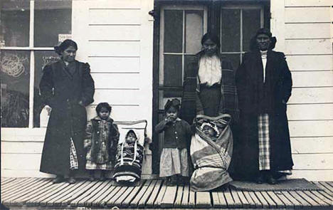 Chippewa Indians at Onamia Minnesota, 1909