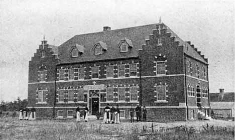 The new cloister at Onamia Minnesota, 1922