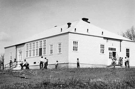Vineland Indian School on Mille Lacs Reservation near Onamia Minnesota, 1955