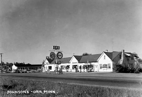 Johnson's Trading Post, Orr Minnesota, 1952