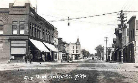 Main Street, Ortonville Minnesota, 1910's