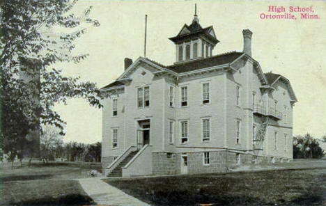 High School, Ortonville Minnesota, 1909