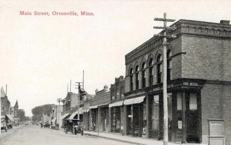 Main Street, Ortonville Minnesota, 1915