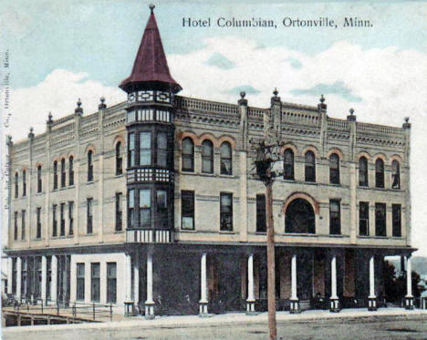 Hotel Columbian, Ortonville Minnesota, 1909