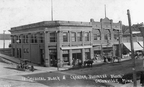 Medical Block and Granger Business Block, Ortonville Minnesota, 1909