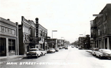 Main Street, Ortonville Minnesota, 1950's