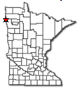 Location of Oslo Minnesota