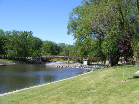 Waterfalls on Straight River, Owatonna Minnesota, 2010