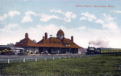 Union Depot, Owatonna Minnesota, 1917