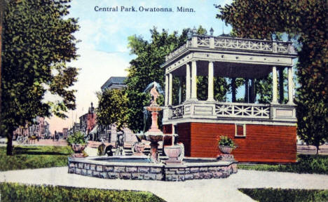 Central Park, Owatonna Minnesota, 1910