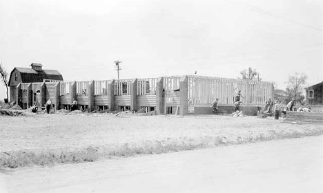 Constructing Legion Club, Park Rapids Minnesota, 1936