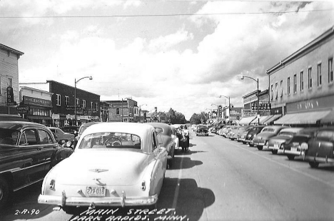 Main Street, Park Rapids Minnesota, 1950's