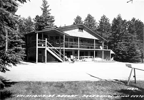 Vacationaire Resort near Park Rapids Minnesota, 1968