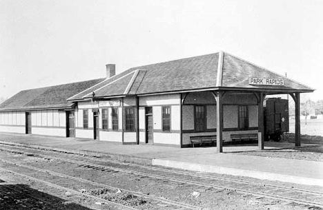 Railroad Depot, Park Rapids Minnesota, 1915