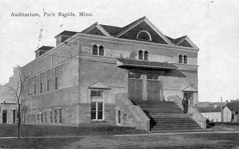 Auditorium, Park Rapids Minnesota, 1920