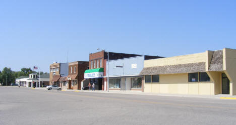 Street scene, Parkers Prairie Minnesota, 2008