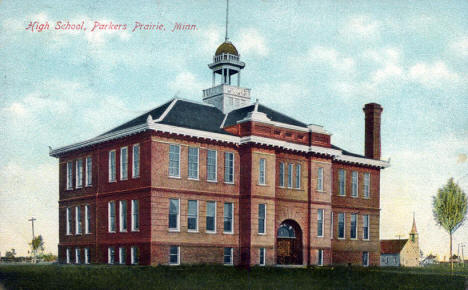 High School, Parkers Prairie Minnesota, 1911