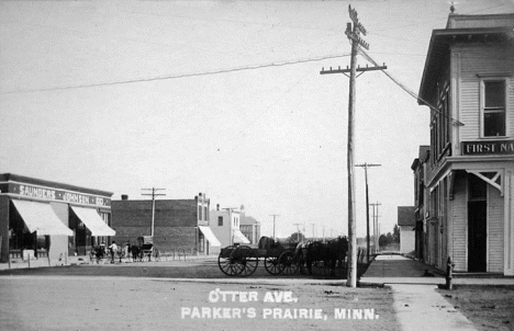 Otter Avenue, Parkers Prairie Minnesota, 1911