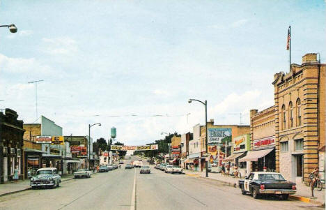 Street View, Pelican Rapids Minnesota, 1960's