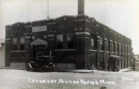 Creamery at Pelican Rapids Minnesota, 1940