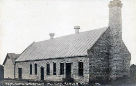 Farmer's Creamery, Pelican Rapids Minnesota, 1918