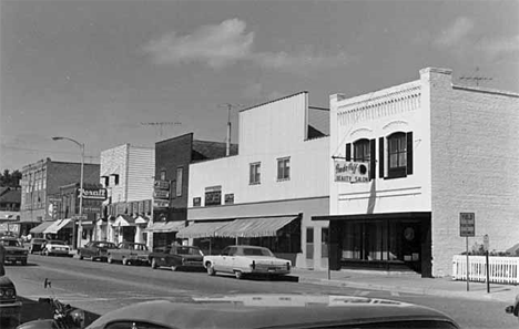 Downtown Pelican Rapids Minnesota, 1974