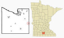 Location of Pemberton, Minnesota