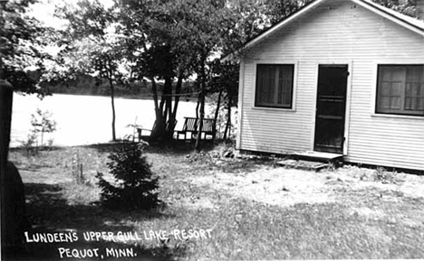 Lundeen's Upper Gull Lake Resort near Pequot Lakes Minnesota, 1940