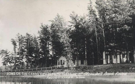 Clamshell Beach Resort, Pequot Minnesota, 1949