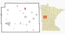 Location of Perham, Minnesota