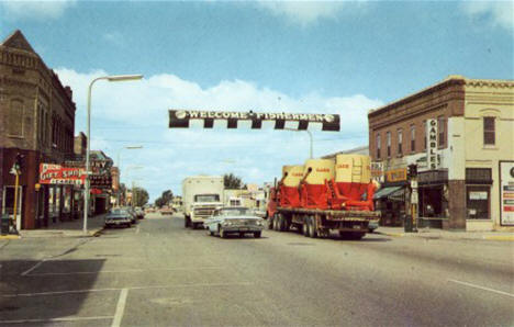 Street View, Perham Minnesota, 1960's